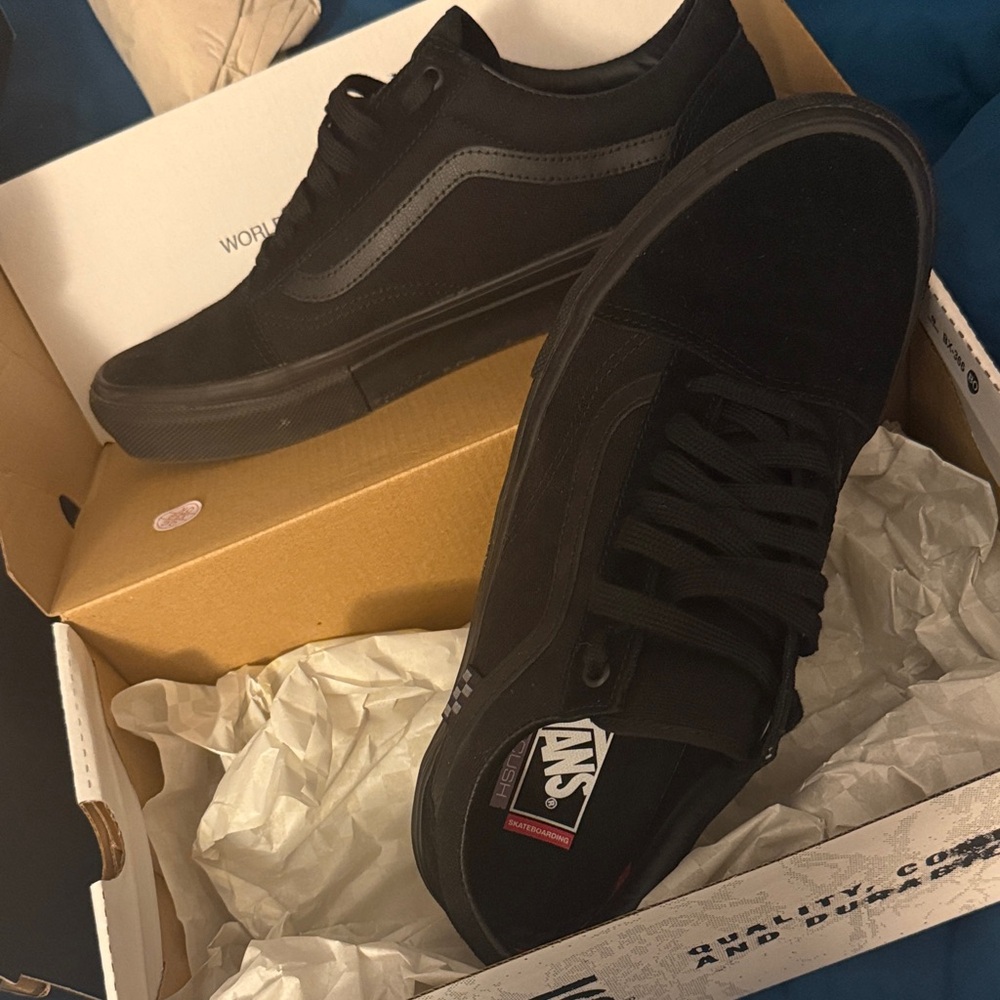 Vans Men's Black and Gray Sneakers